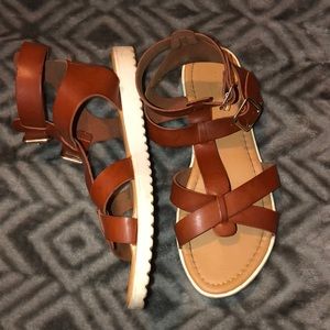 Brown sandals